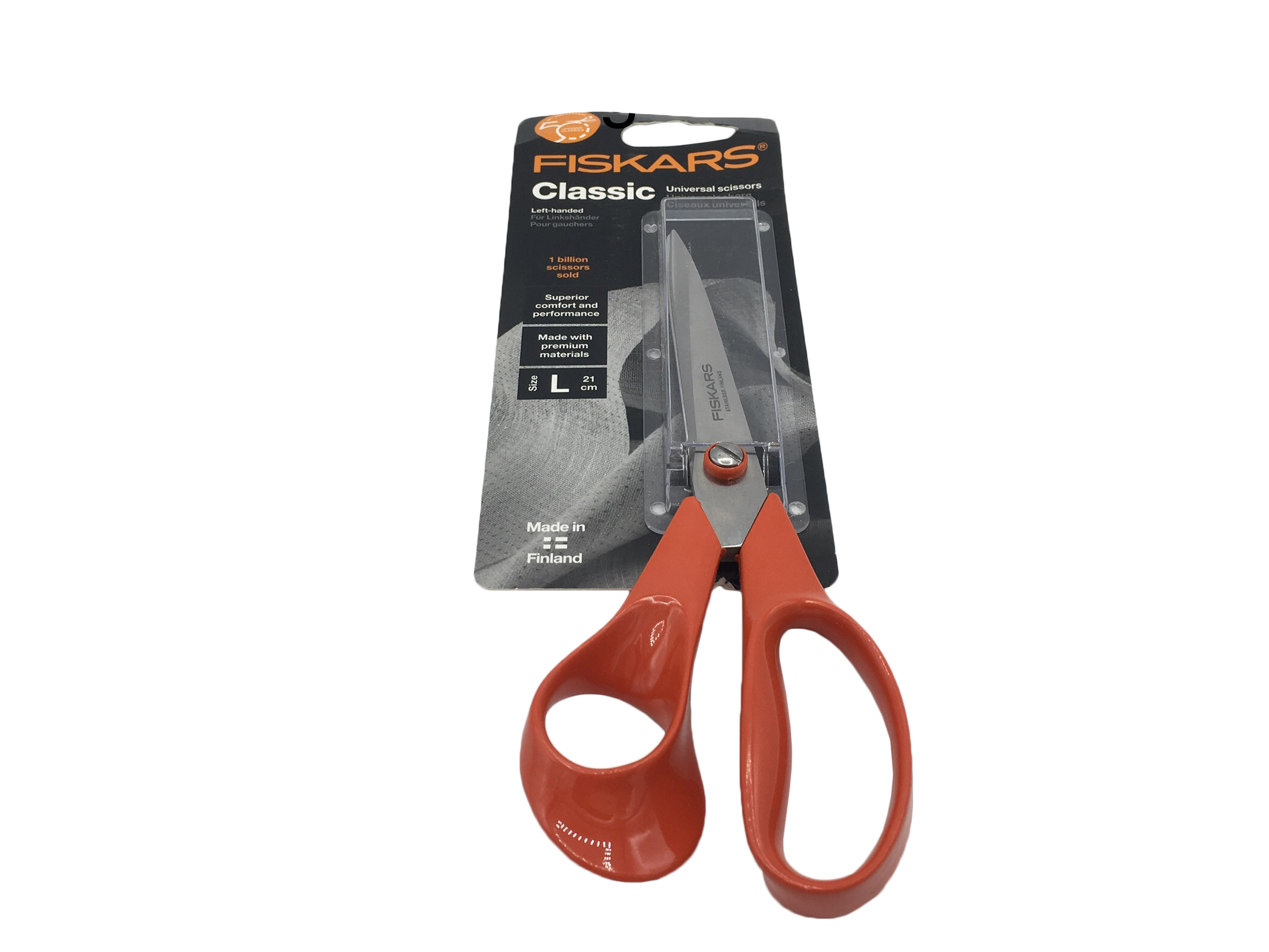 Ciseaux classic Fiskars universels 21 cm gaucher