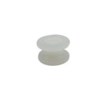 Poulie ronde pour sandow 6-8mm blanche